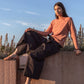 ANA CREWNECK / CEDAR