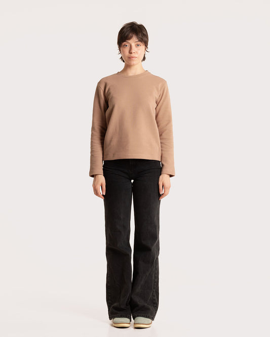 ANA CREWNECK / TAUPE
