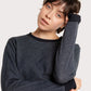 BICOLOR CREWNECK / NAVY