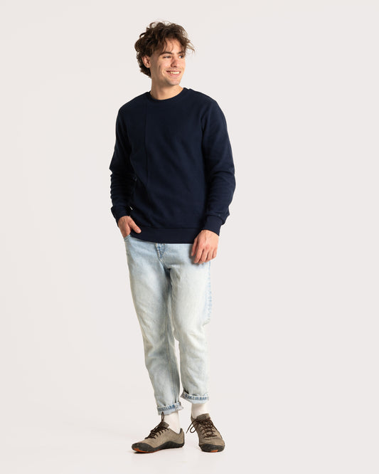 CORD CREWNECK / NAVY