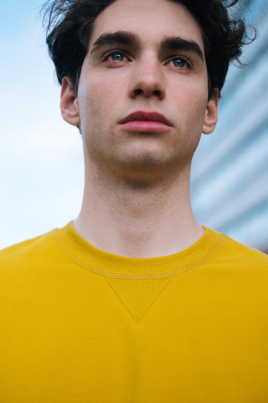 COVER SWEATSHIRT LIGHT MEN'S / MUSTARD