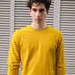 COVER SWEATSHIRT LIGHT MEN'S / MUSTARD