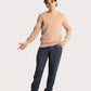 GAUZE CREWNECK / TAUPE
