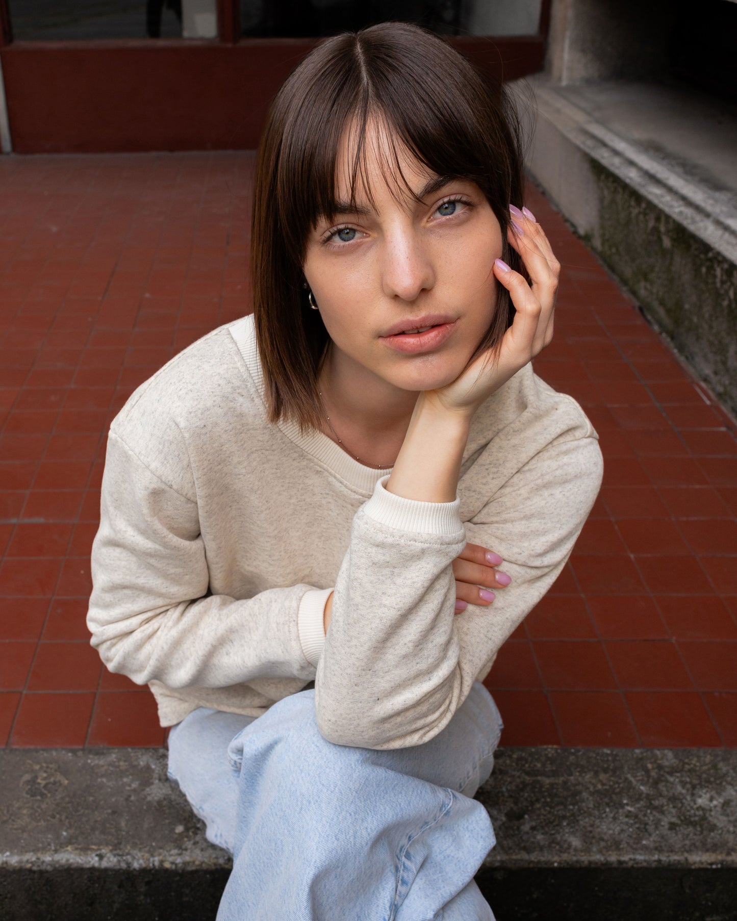 HEMP CREWNECK / ECRU