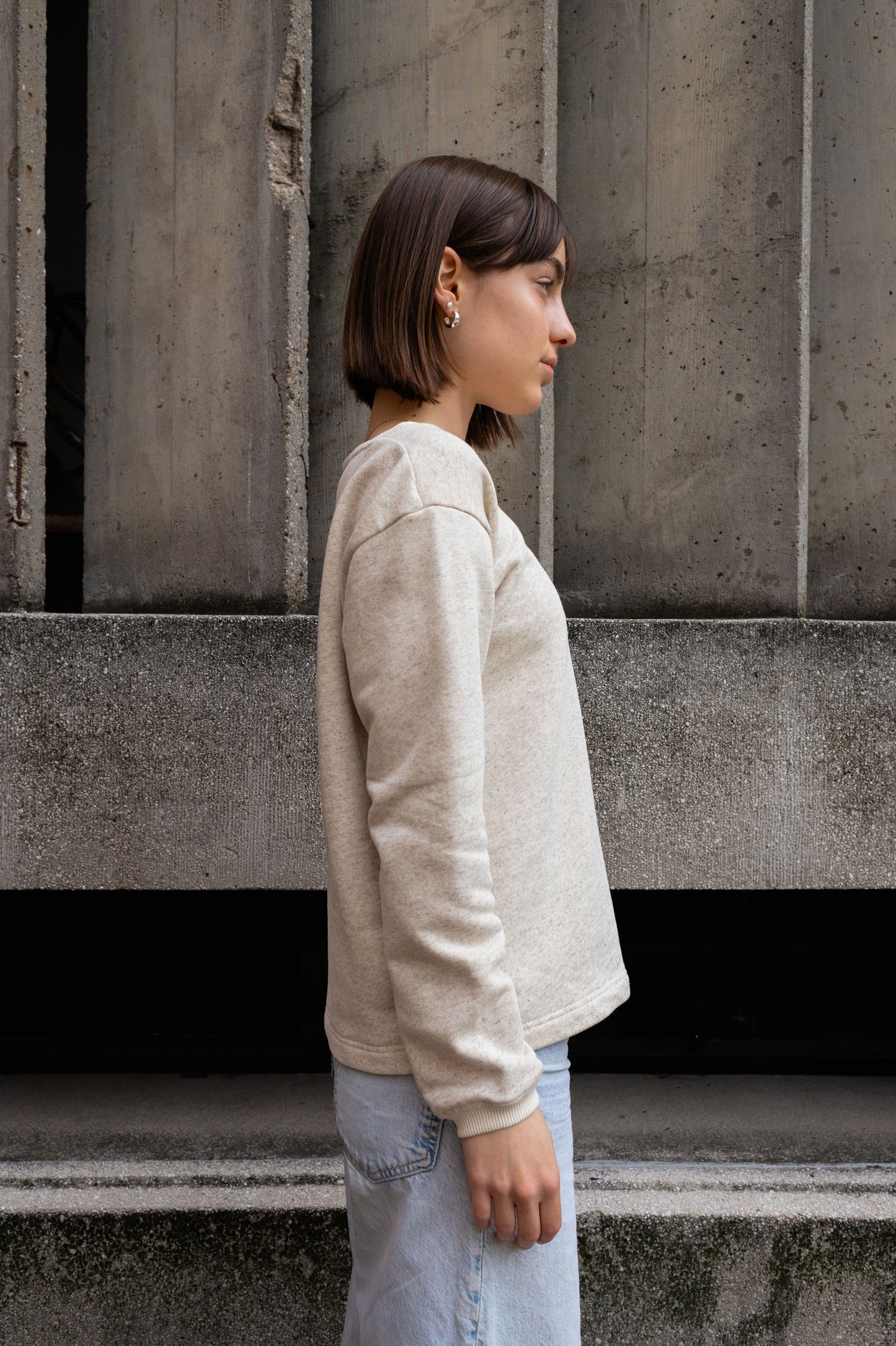 HEMP CREWNECK / ECRU