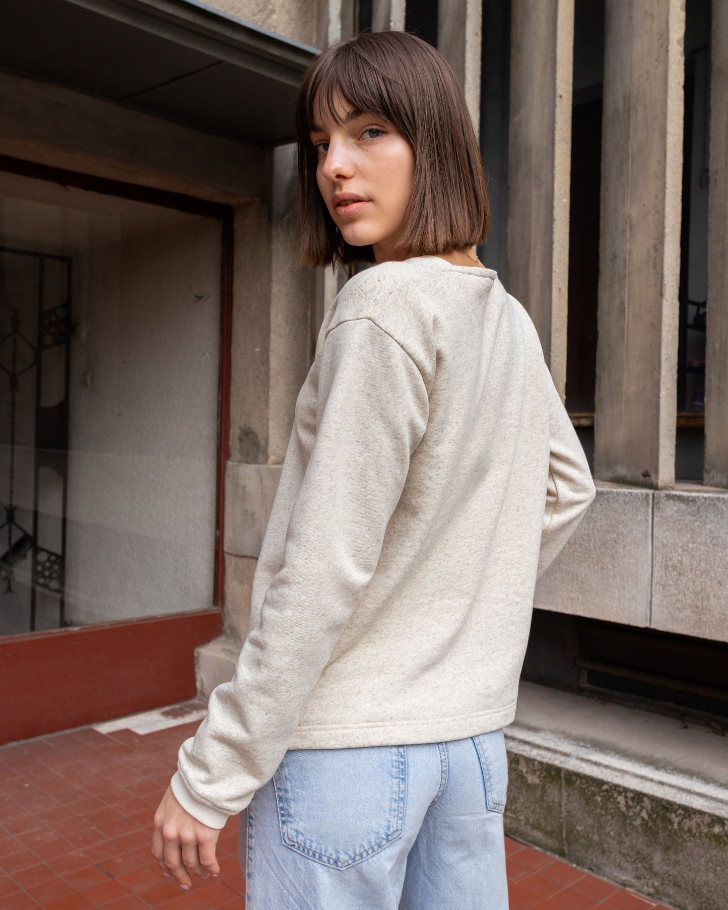 HEMP CREWNECK / ECRU
