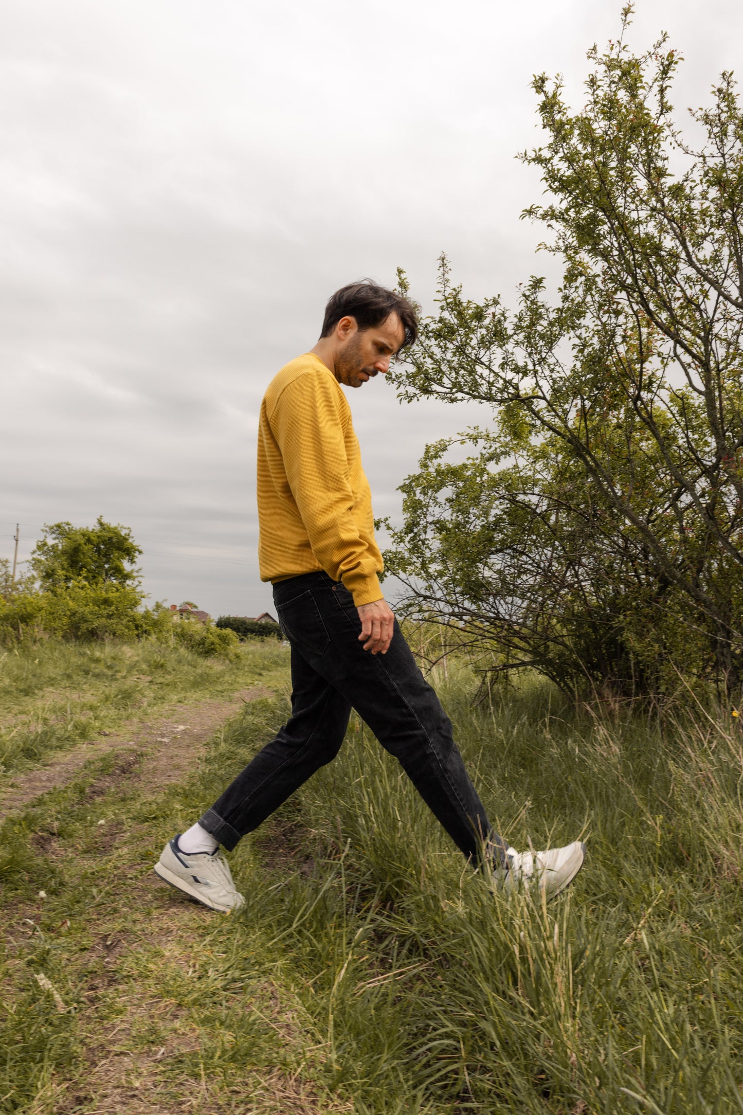 HIVE CREWNECK / MUSTARD