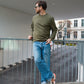 HIVE CREWNECK / OLIVE