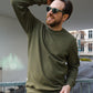 HIVE CREWNECK / OLIVE