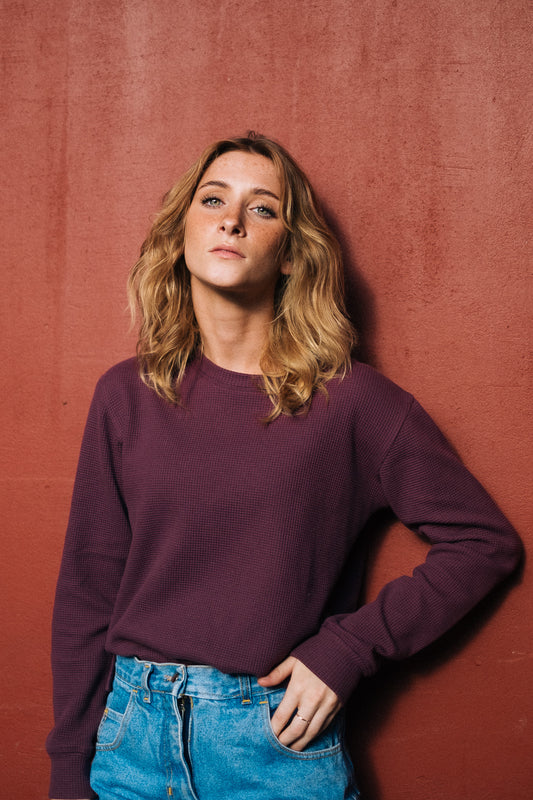 HIVE SWEATSHIRT CREWNECK / PLUM - Touch Me Not Clothing