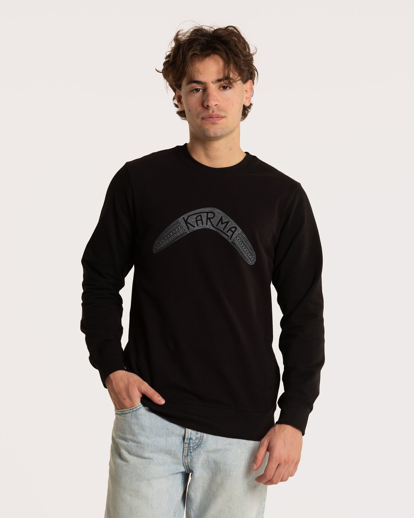 KARMA CREWNECK / BLACK