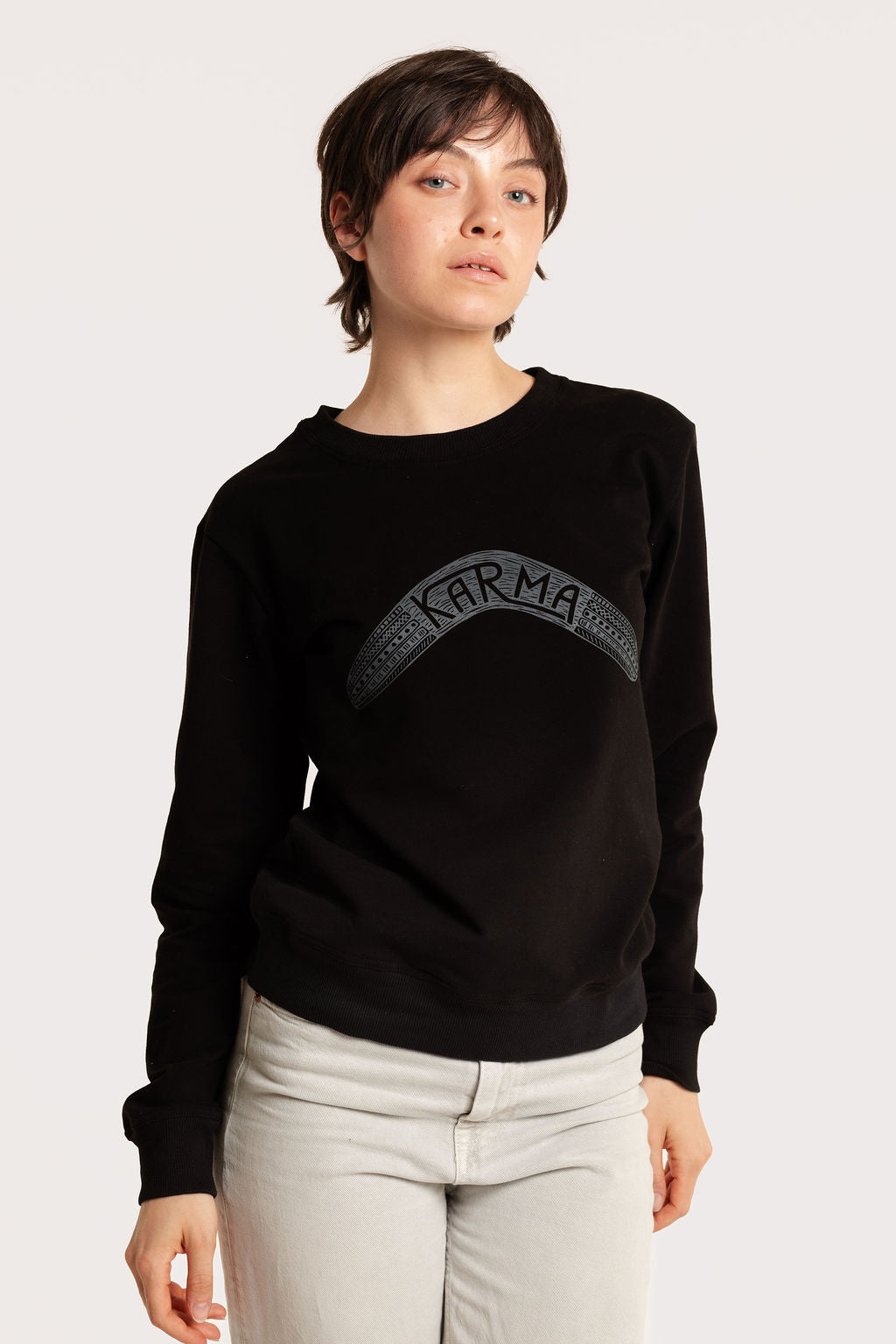 KARMA CREWNECK / BLACK