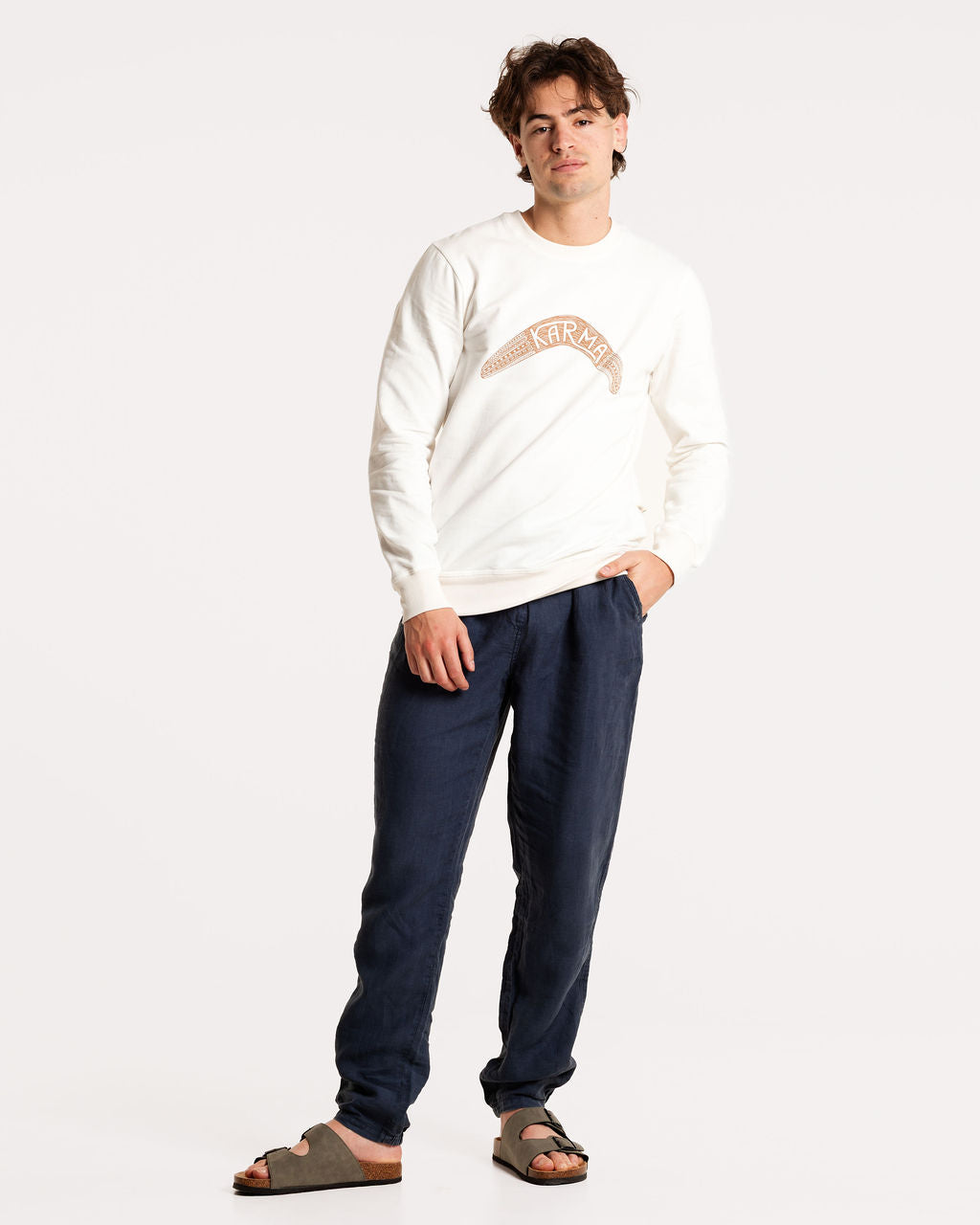 KARMA CREWNECK / ECRU