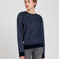 BICOLOR CREWNECK / NAVY