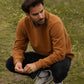 SHORE CREWNECK / ALMOND