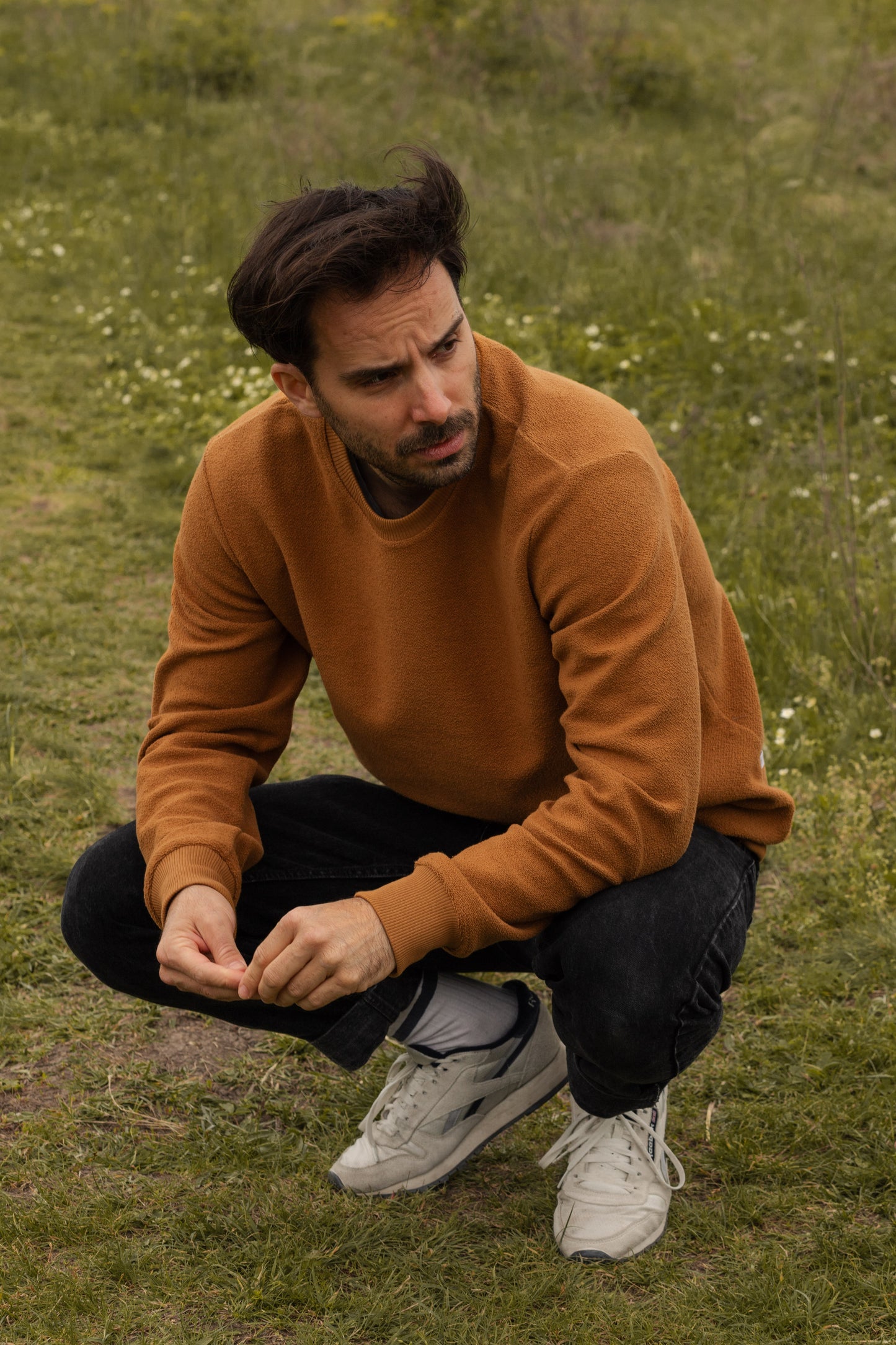 SHORE CREWNECK / ALMOND