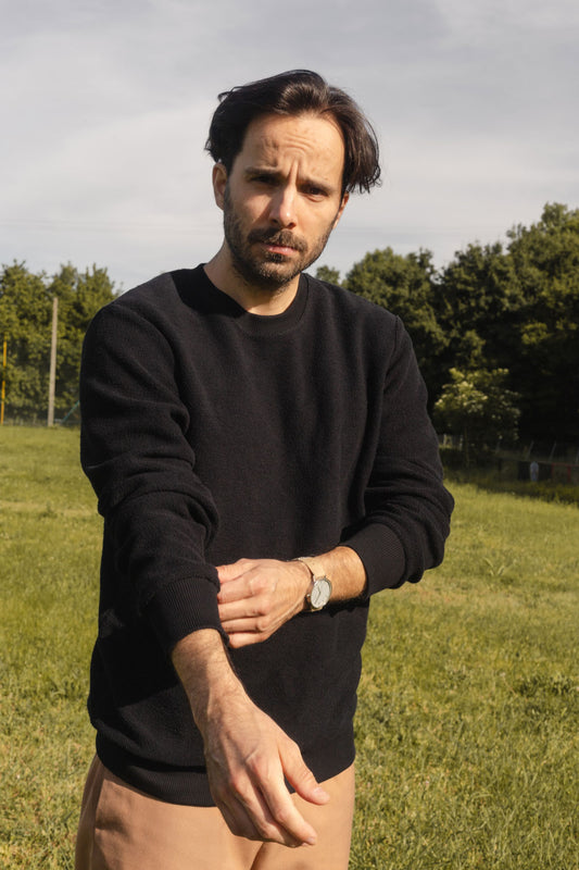 SHORE CREWNECK / BLACK