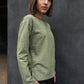 SPECKLES CREWNECK / OLIVE