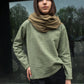 SPECKLES CREWNECK / OLIVE