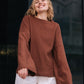 TRAPEZE CORD JUMPER / COFFEE