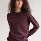 BICOLOUR CREWNECK / WINE