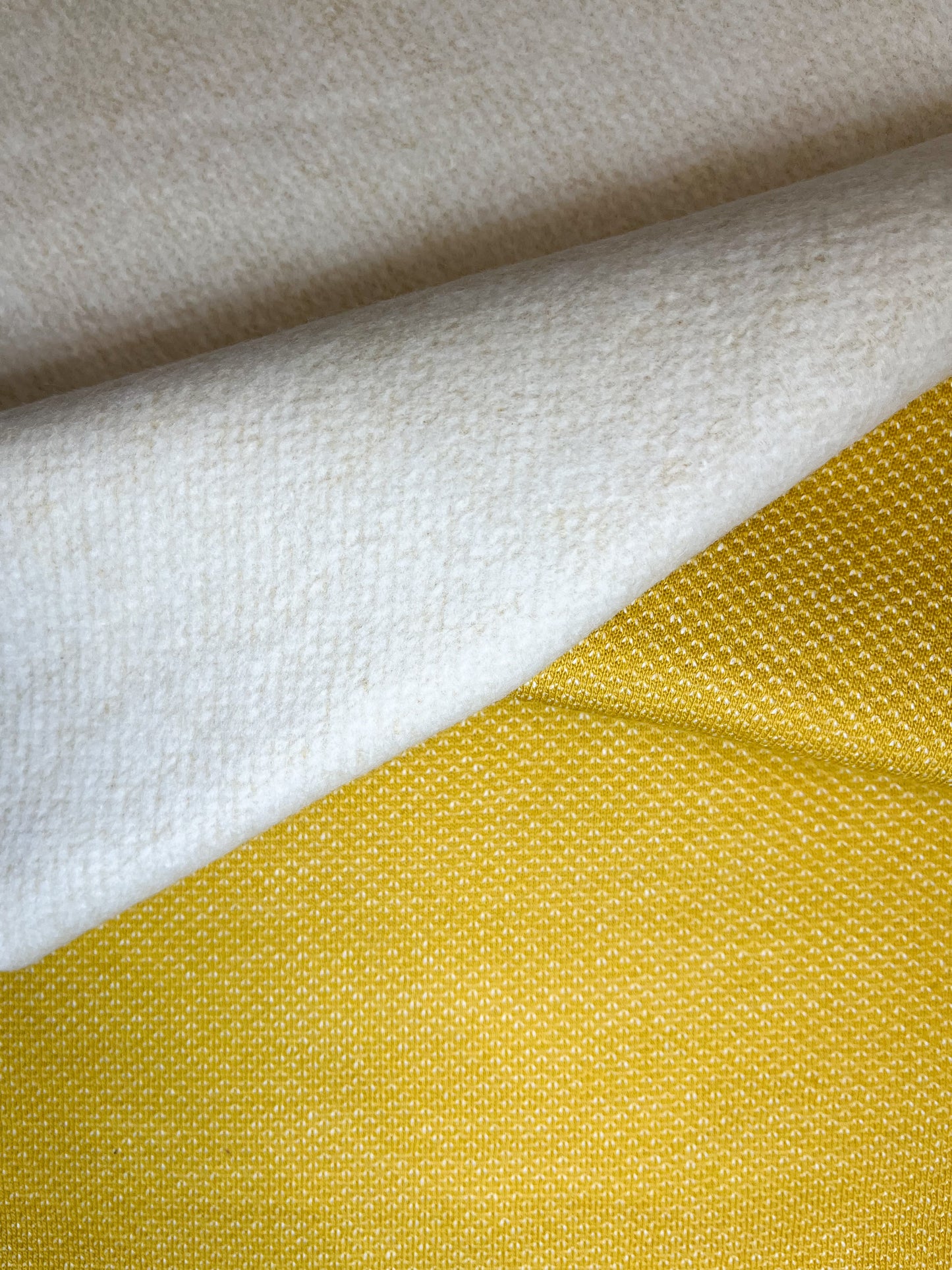 BICOLOR CREWNECK / MUSTARD