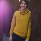 HIVE TUBE NECK SWEATSHIRT / MUSTARD