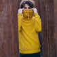 HIVE TUBE NECK SWEATSHIRT / MUSTARD