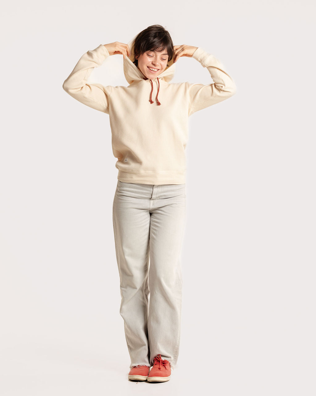 HIVE HOODIE / ECRU