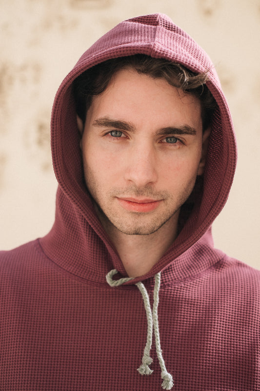 HIVE HOODIE / PLUM 1 / imperfect