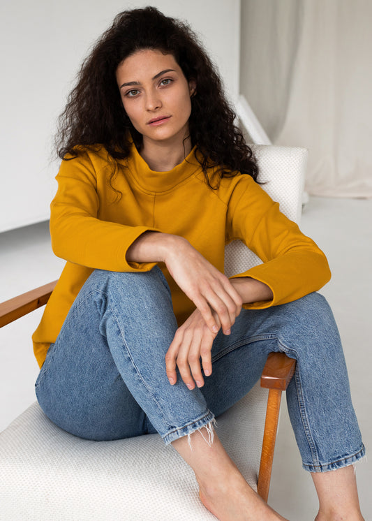 MODUL SWEATSHIRT / MUSTARD