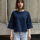 WAFFEL TOP / NAVY