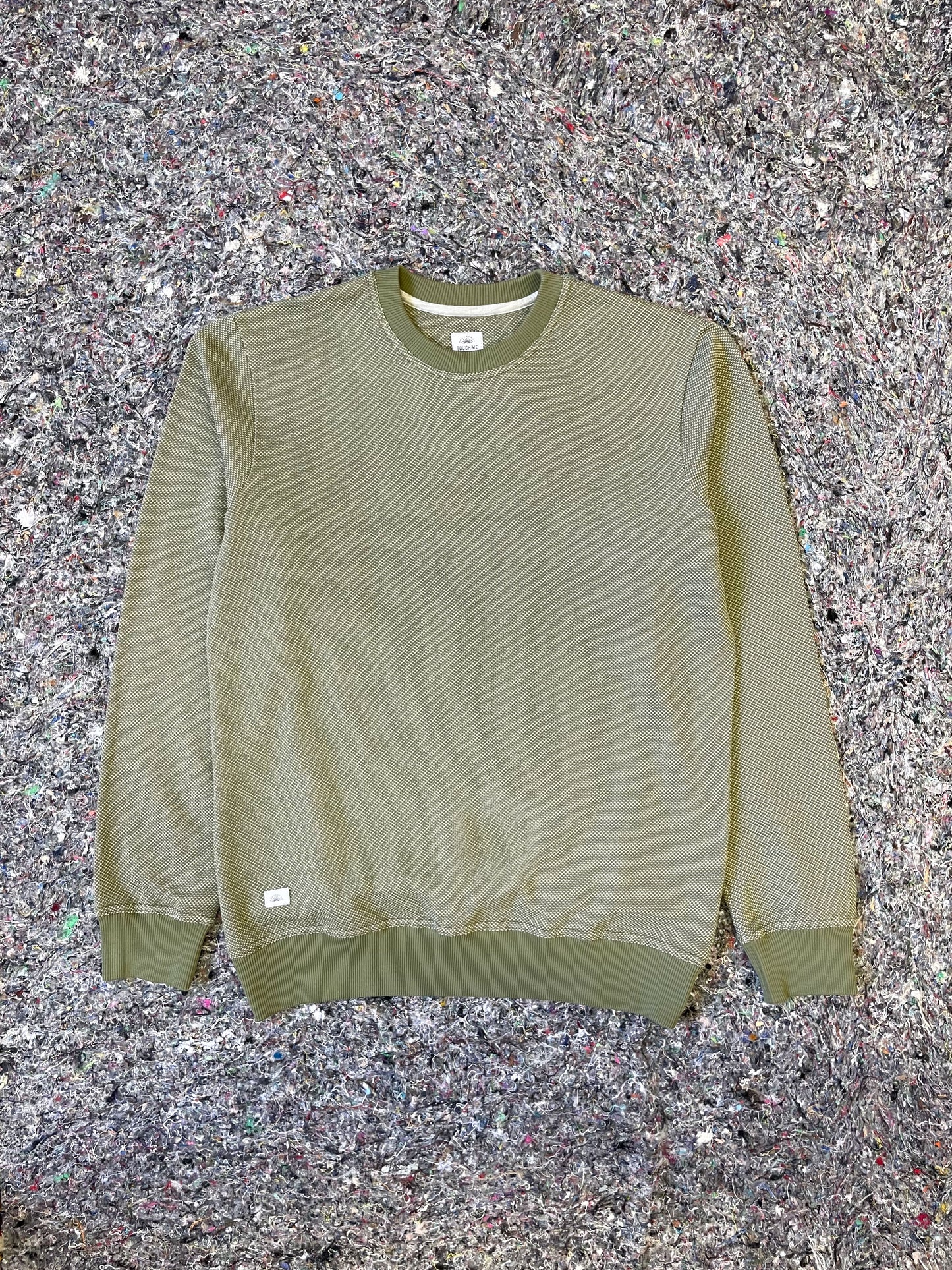 BICOLOR CREWNECK MEN'S / OLIVE