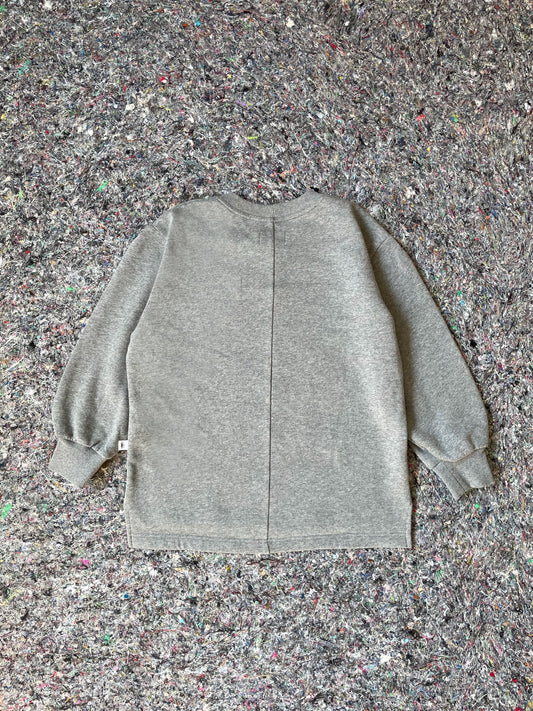 PUFF SLEEVE CREWNECK WOMEN'S/ GREY MARL