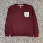 KAKTUS POCKET CREWNECK MEN'S / WINE