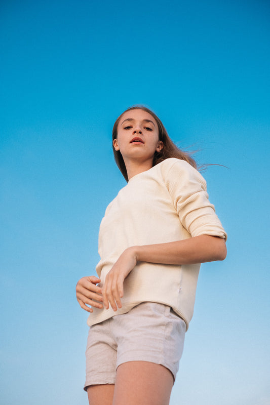 ANA CREWNECK / NUDE - Touch Me Not Clothing