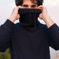 HIVE TUBE NECK SWEATSHIRT / NAVY