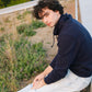 HIVE TUBE NECK SWEATSHIRT / NAVY