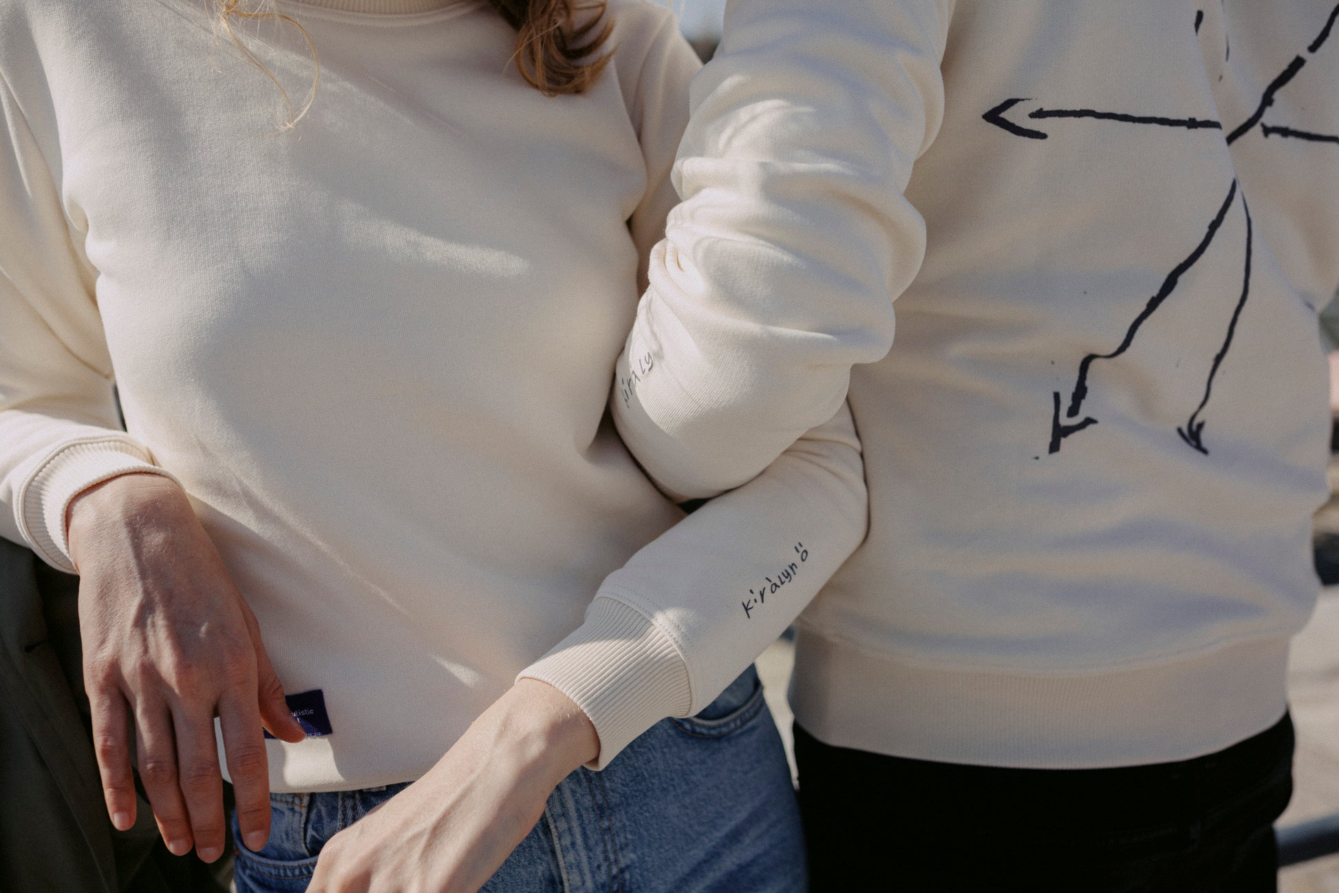 AUTISTIC ART "CHESS QUEEN" SWEATSHIRT / NUDE - Touch Me Not Clothing